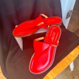 Michael Kors Daniella Leather Sandal Sz 7 NWOT